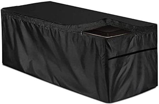 Cassetta di stoccaggio per esterno, cassetta di stoccaggio per coperta, tessuto 210D Oxford, copertura per cassetta di stoccaggio per esterno, impermeabile, resistente al freddo, resistente ai raggi UV, M-130*60*71cm
