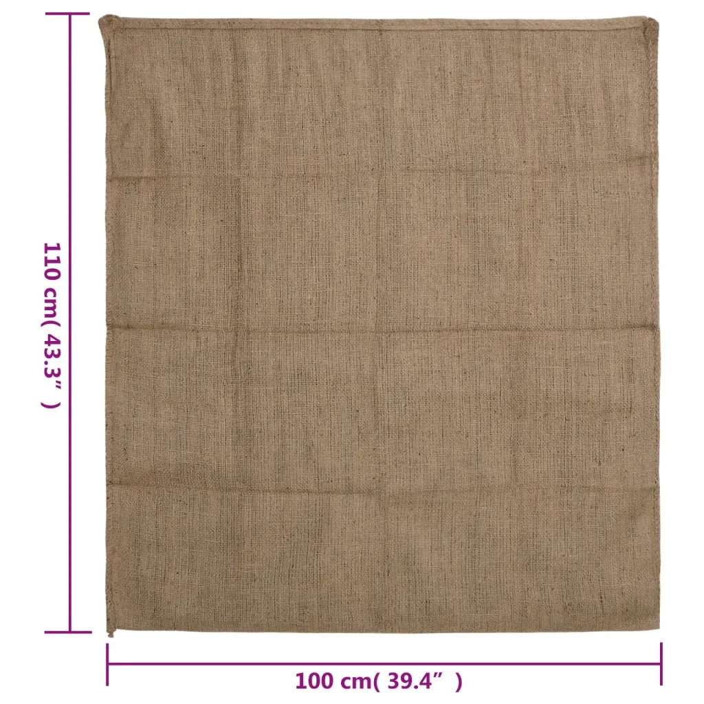 Sacchi di Iuta 5 pz 100x110 cm 100% Iuta 340 gsm CFW2923424