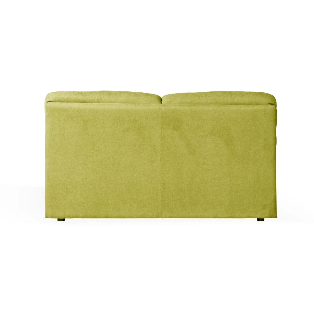 Divano 2 posti Alenda tessuto Roma16 colore Verde 160x98x92h