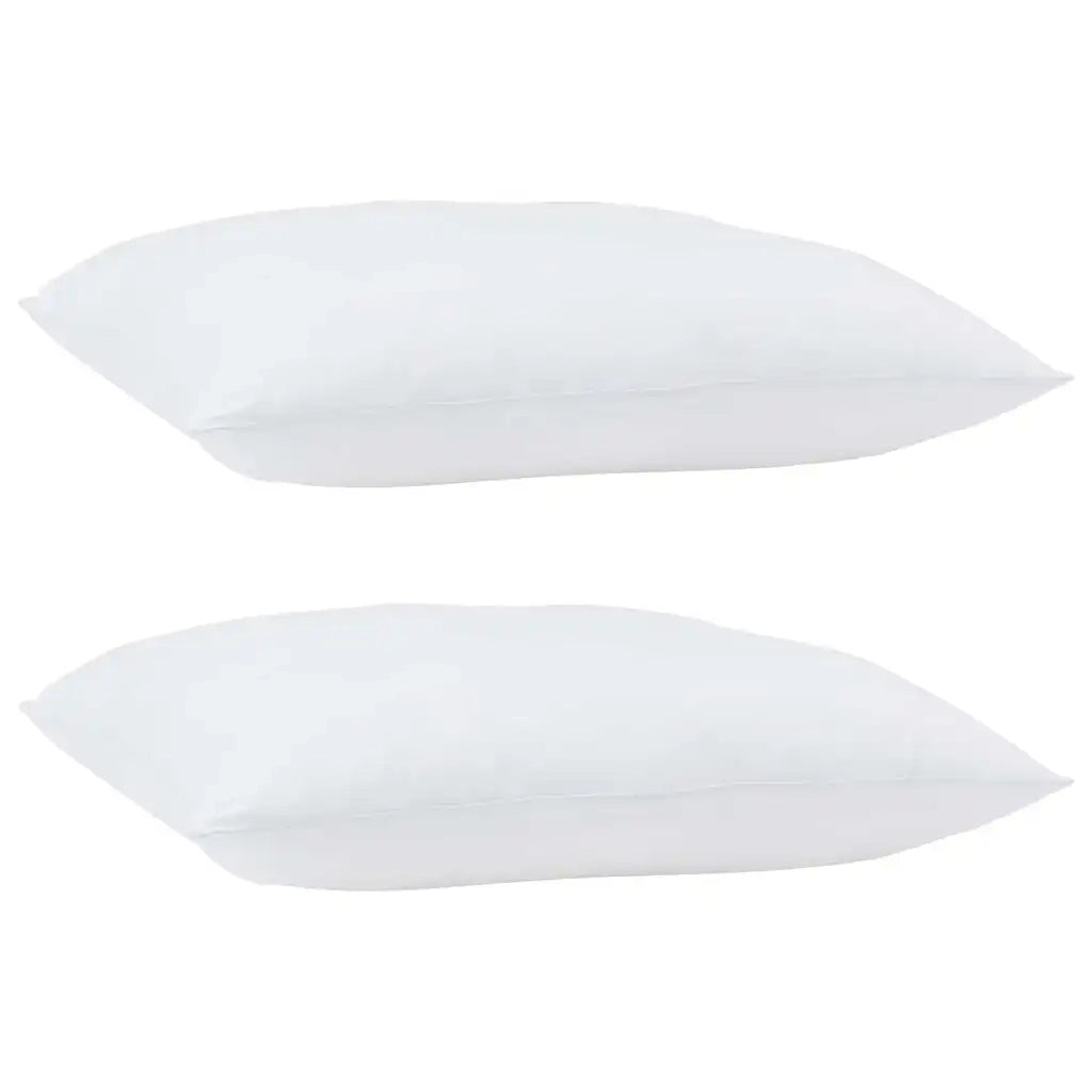 Cuscino 2 pz Bianco 80 x 80 x 40 cm Cotone e Poliestere CFW3445415