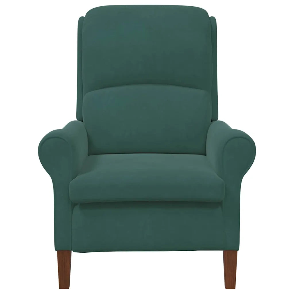 Divano Sedia-Poltrona Verde scuro Velluto 551522