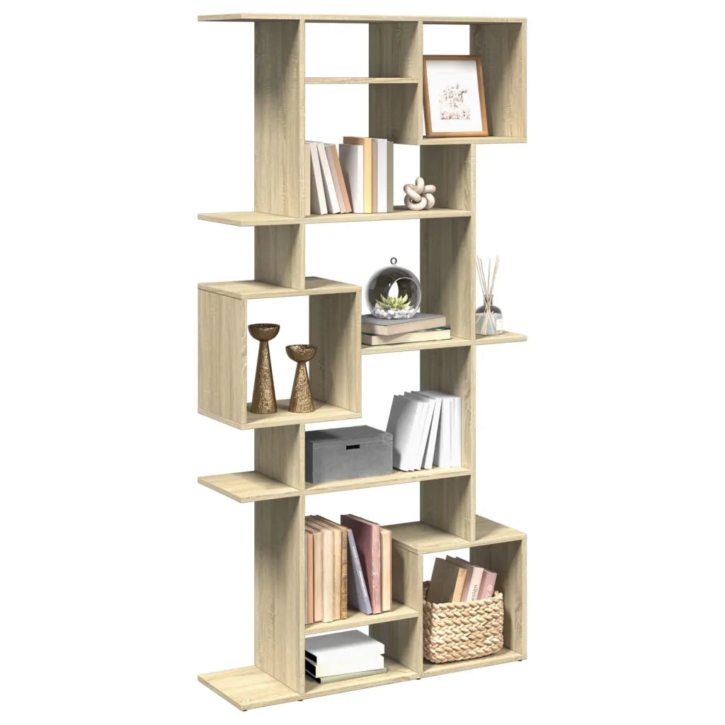 Libreria Rovere Sonoma 92x29x188 cm in Legno Multistrato 3310318