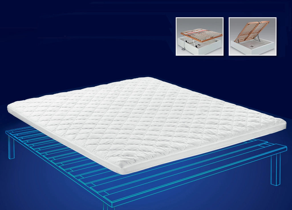 Coprirete Trapuntato Con Fascia Perimetrale Laterale Modello Sogno - Singolo - Sogno