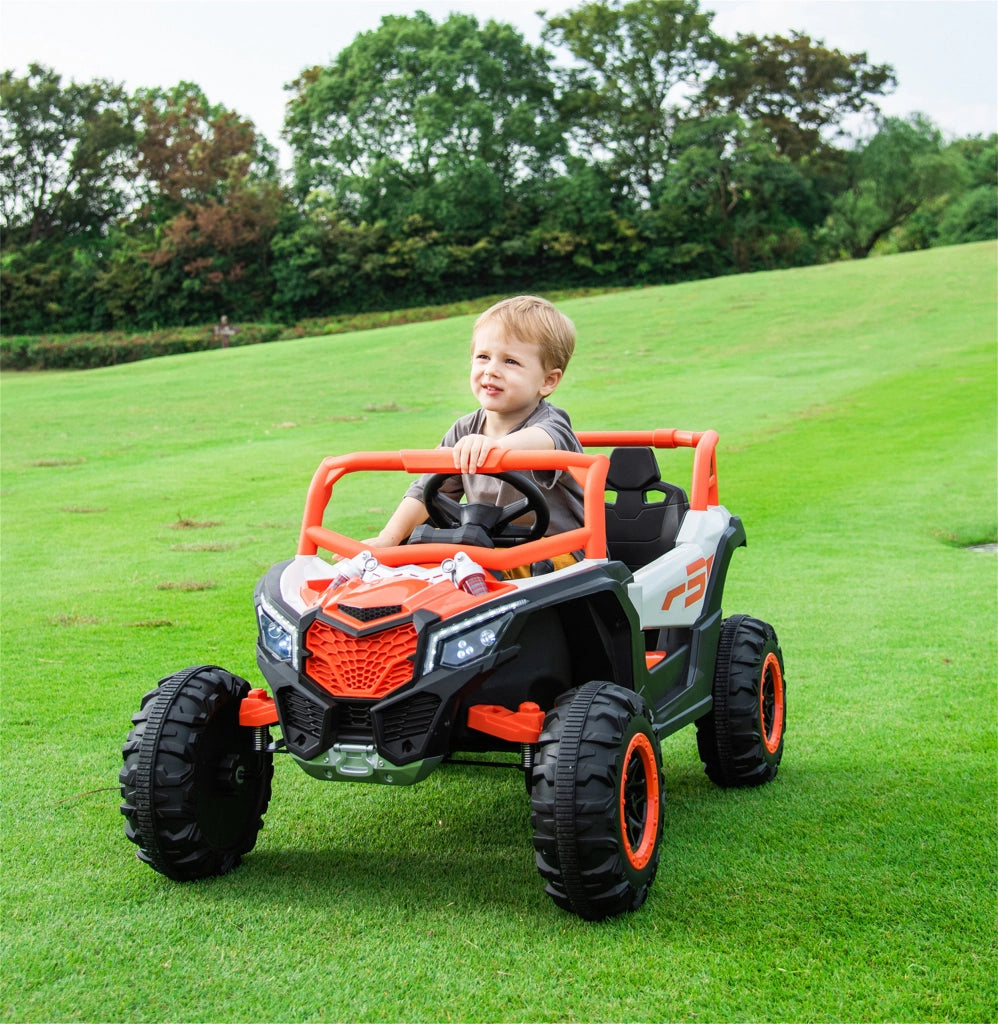Auto elettrica per bambini ¨C Xylo ¨C 2 posti, telecomando, verde