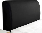 Copricuscino, copertura stoffa per divano, protezione contro le macchie, copertura completa, nero, 180 cm, per (170-190 cm divano)