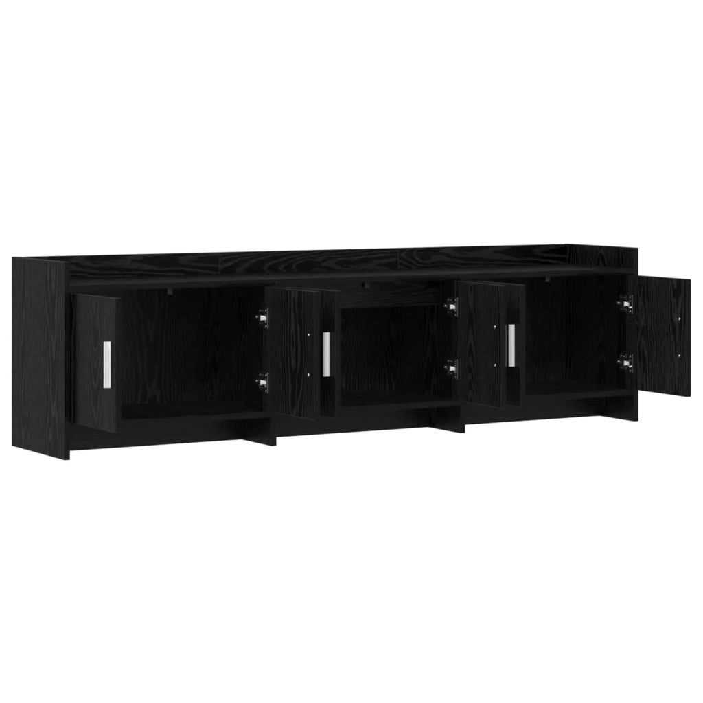 Mobile TV 168 x 33 x 47 cm Rovere Nero Legno ingegnerizzato 8011204