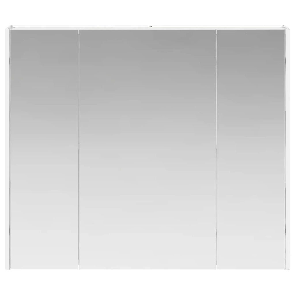 Mobiletto per specchio da bagno Bianco 83,5 x 15,5 x 70 cm 889263