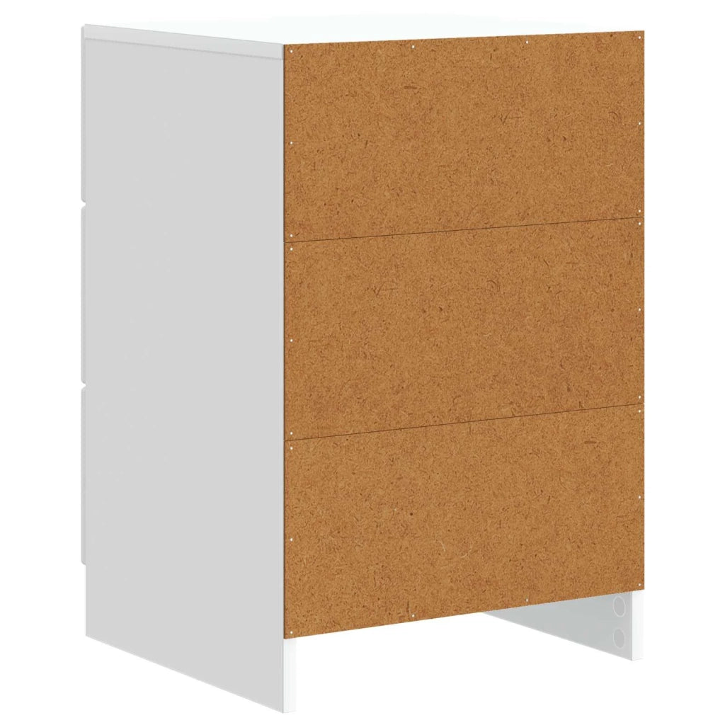 Armadio da Notte Bianco 43 x 41 x 63,5 cm Legno ingegnerizzato 895705