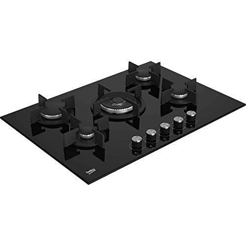 Beko HISW 75222 S piano cottura Nero Da incasso 68 cm Gas 5 Fornello(i)