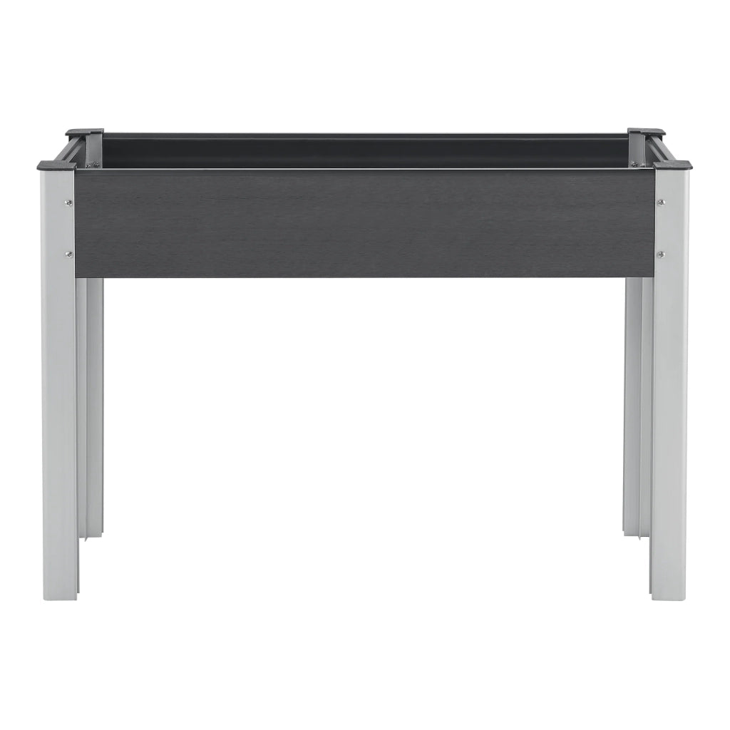 Orto rialzato con base in rete 100 x 40 x 75 cm grigio scuro 03_0008836