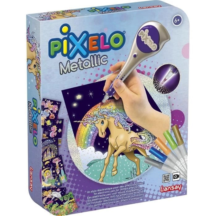LANSAY Pixelo Coloring gioco Scatola di metallo - Mista - da 6 anni