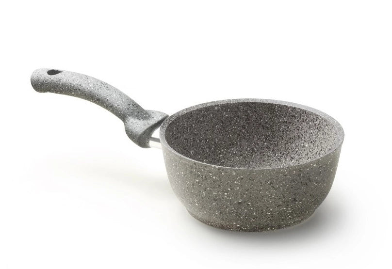 Casseruola Antiaderente 1 Manico Cuore di Pietra 16 cm Accademia Mugnano