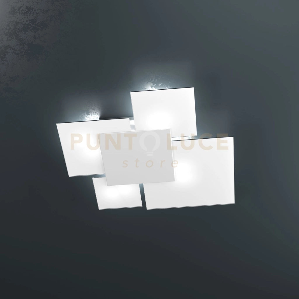 UPGRADE-70 APPLIQUE-PLAFONIERA 4 LUCI BIANCO 1148-70-BI
