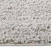 Tappeto Shaggy Grigio Chiaro 140x200 cm Antiscivolo 340384