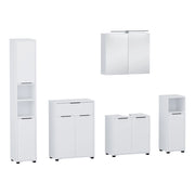 Vicco Set di mobili da bagno Bianco 5 parti