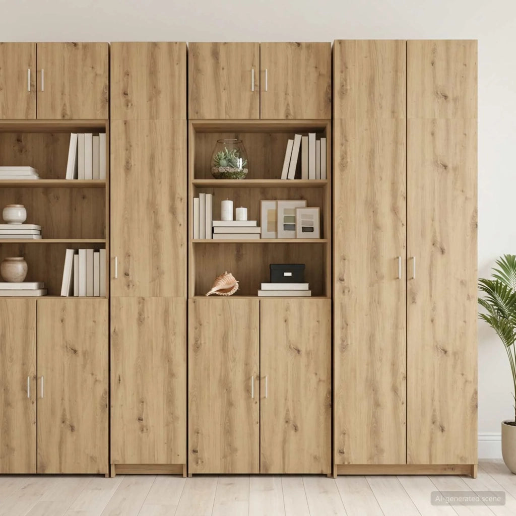 Armadio per la conservazione con ripiani Rovere Artigianale 3446668