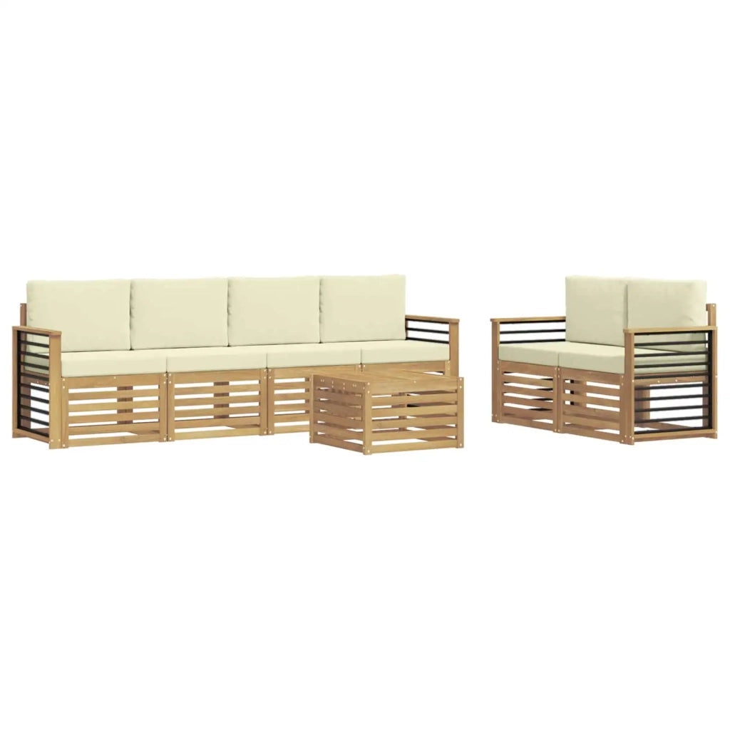 Set divani Legno di Acacia Massello