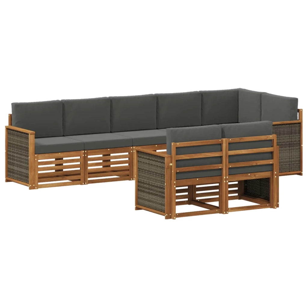 Set di divani da esterno 7 pz 3384498