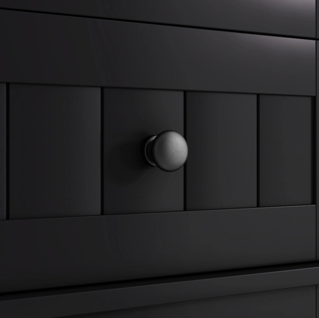 Mobile bagno in MDF nero con 2 ante; cassetto e ripiani regolabili 56 x 28 x 167;3 cm
