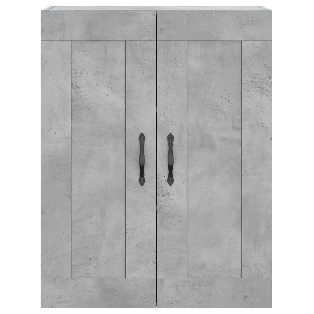 Credenza Grigio Cemento 69,5x34x180 cm in Legno Multistrato 3199909