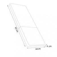 Cuscino Real Medio 95x44x4 cm in Poliestere Verde