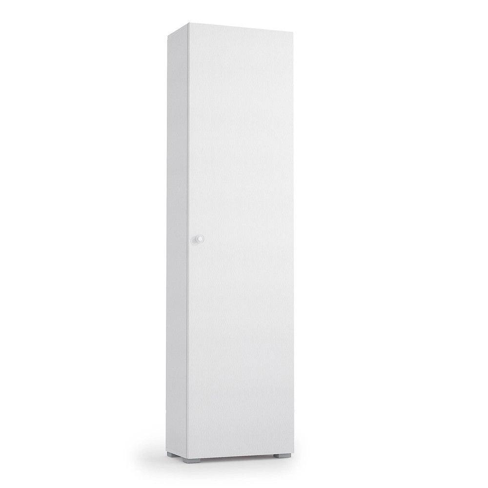 Scarpiera mobile multiuso 7 ripiani bianco