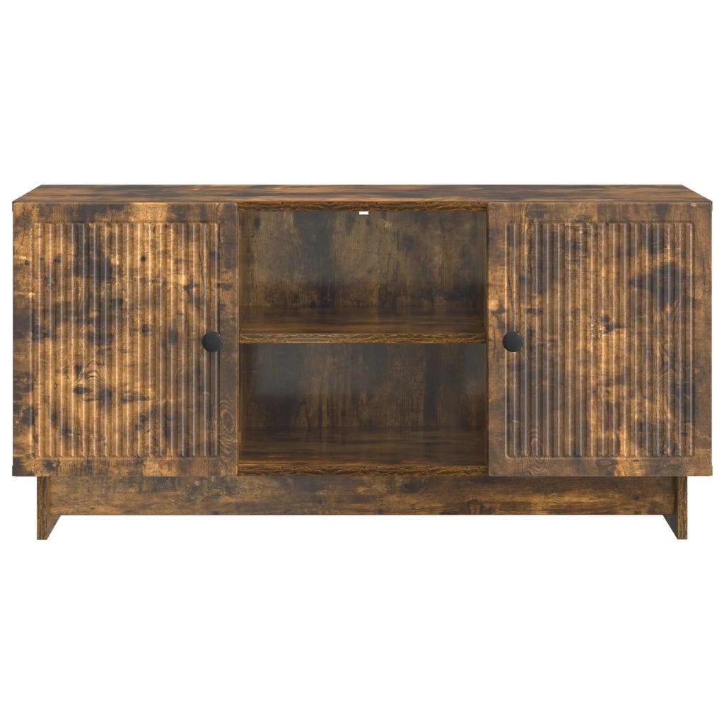 Mobile TV 102 x 34,5 x 50 cm Rovere Fumo Legno ingegnerizzato