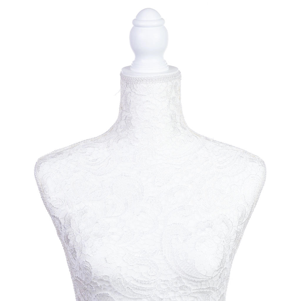 Manichino in legno e schiuma 24x37,5x168h cm bianco