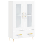 Credenza | Madia | Buffet da pranzo | Armadio da pranzo Bianca 69,5x31x115 cm in Legno Multistrato