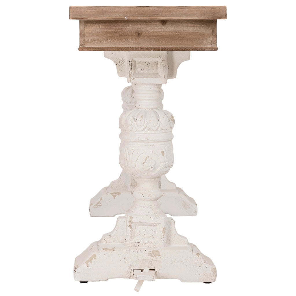Mobile da ingresso in legno marrone, 150x45x86 cm (altezza)