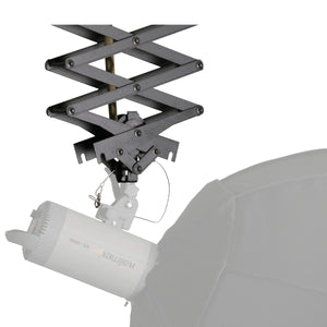 Walimex Sistema di guide a soffitto 4x3m, con 3 forbici