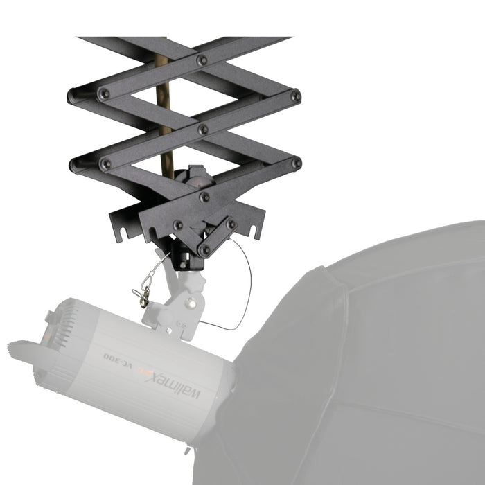 Walimex Sistema di guide a soffitto 4x3m, con 3 forbici