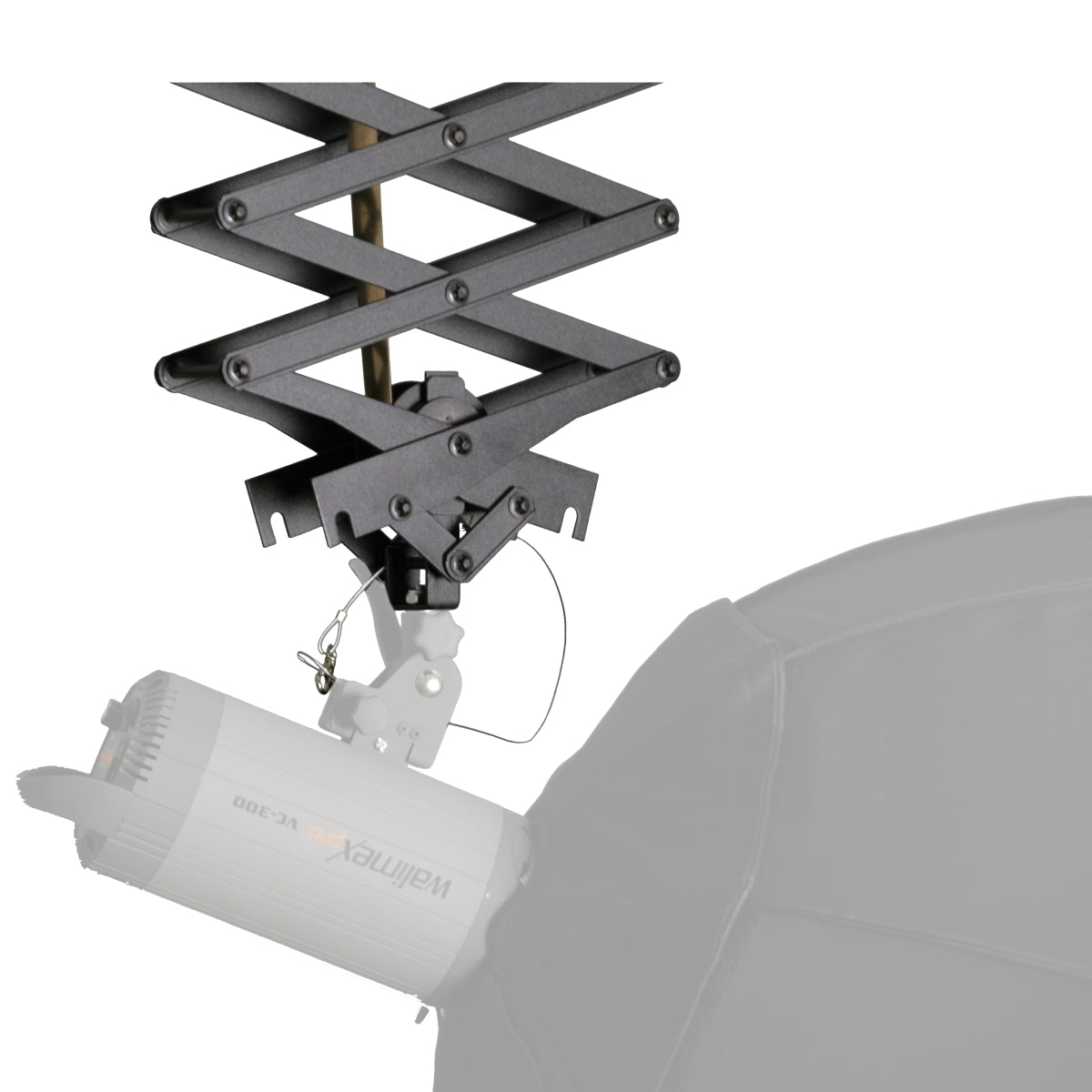 Walimex Sistema di guide a soffitto 4x3m, con 3 forbici