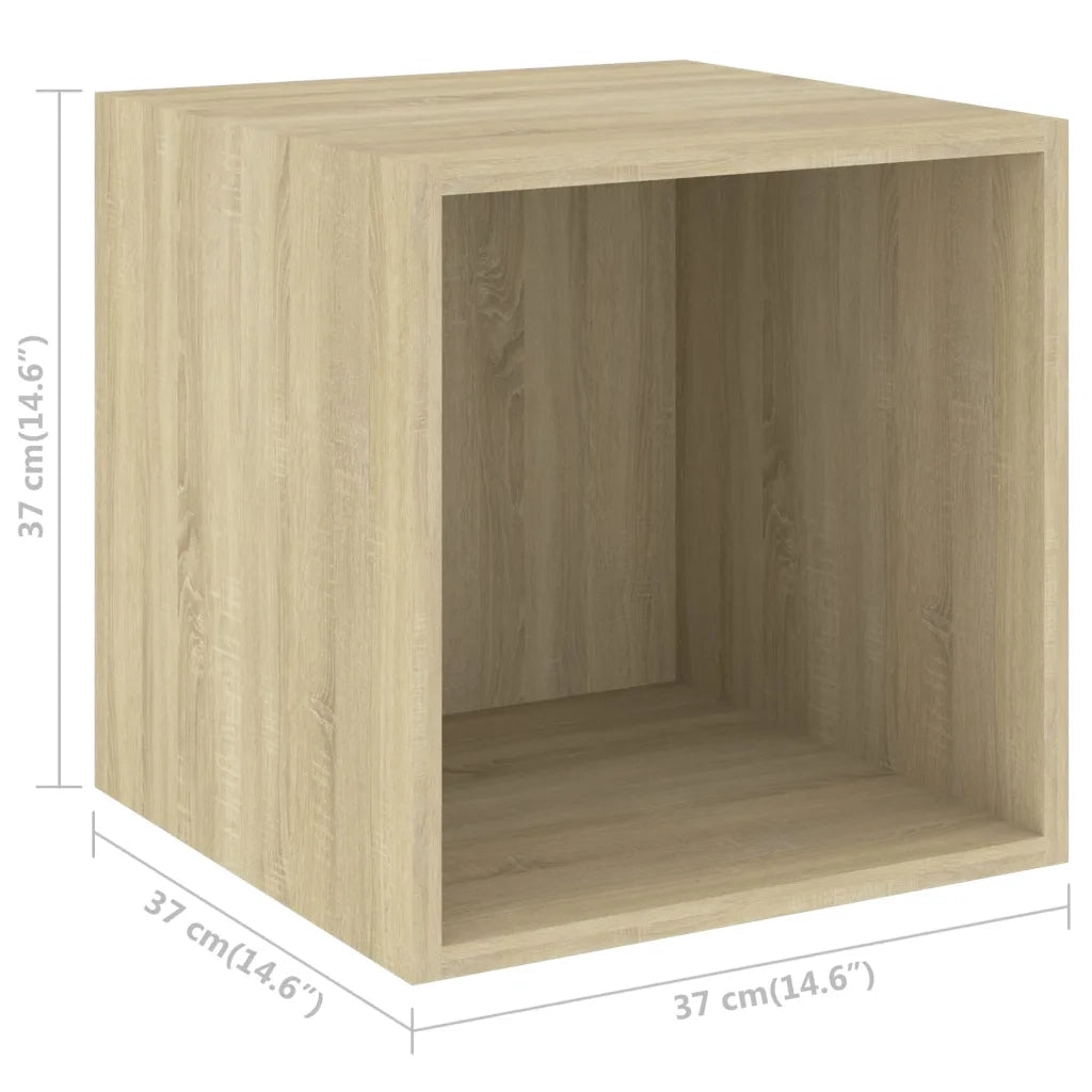 Set Porta TV 2 pz Rovere Sonoma in Truciolato cod mxl 18625