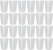 Bicchieri per Partito 24 pezzi - Bicchieri Riciclabili - Resistenti al Lavastoviglie - Sicuri per l'Alimentazione in Plastica - Ideali per Feste - Colorati Arcobaleno - Bicchieri per Bevande