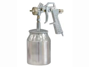 AEROGRAFO SERBATOIO INFERIORE CON ATTACCO RAPIDO PROFILO GERMANIA  ugello mm.1,8    EXCEL