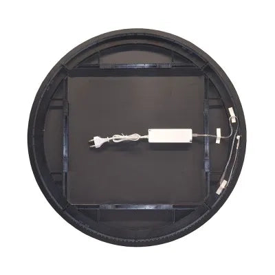 Specchio tondo 90 cm a filo lucido con illuminazione perimetrale a LED