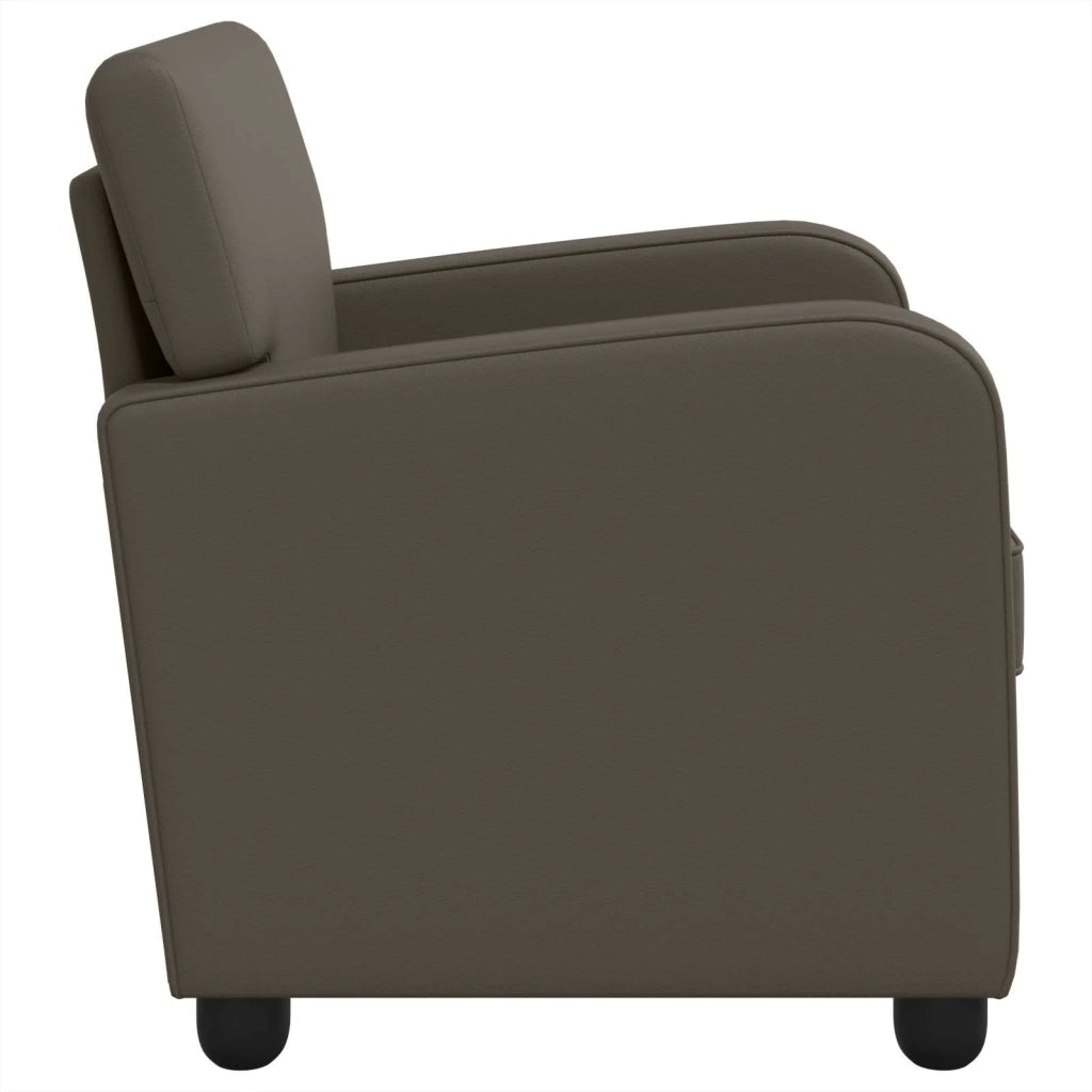 Poltrona Grigio Similpelle 42043429