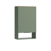 Vicco Libreria da parete Verde 60 x 100 cm con porta