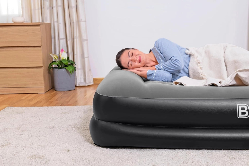 Materasso Gonfiabile Matrimoniale Bestway con Pompa Integrata e Tecnologia Tritech™ – 203x152x46 cm