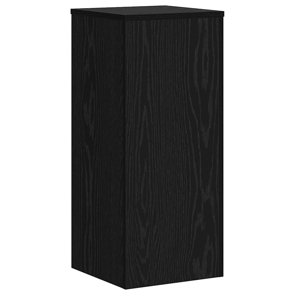 Supporto per piante 2 pcs Rovere Nero 30 x 30 x 70 cm 869232