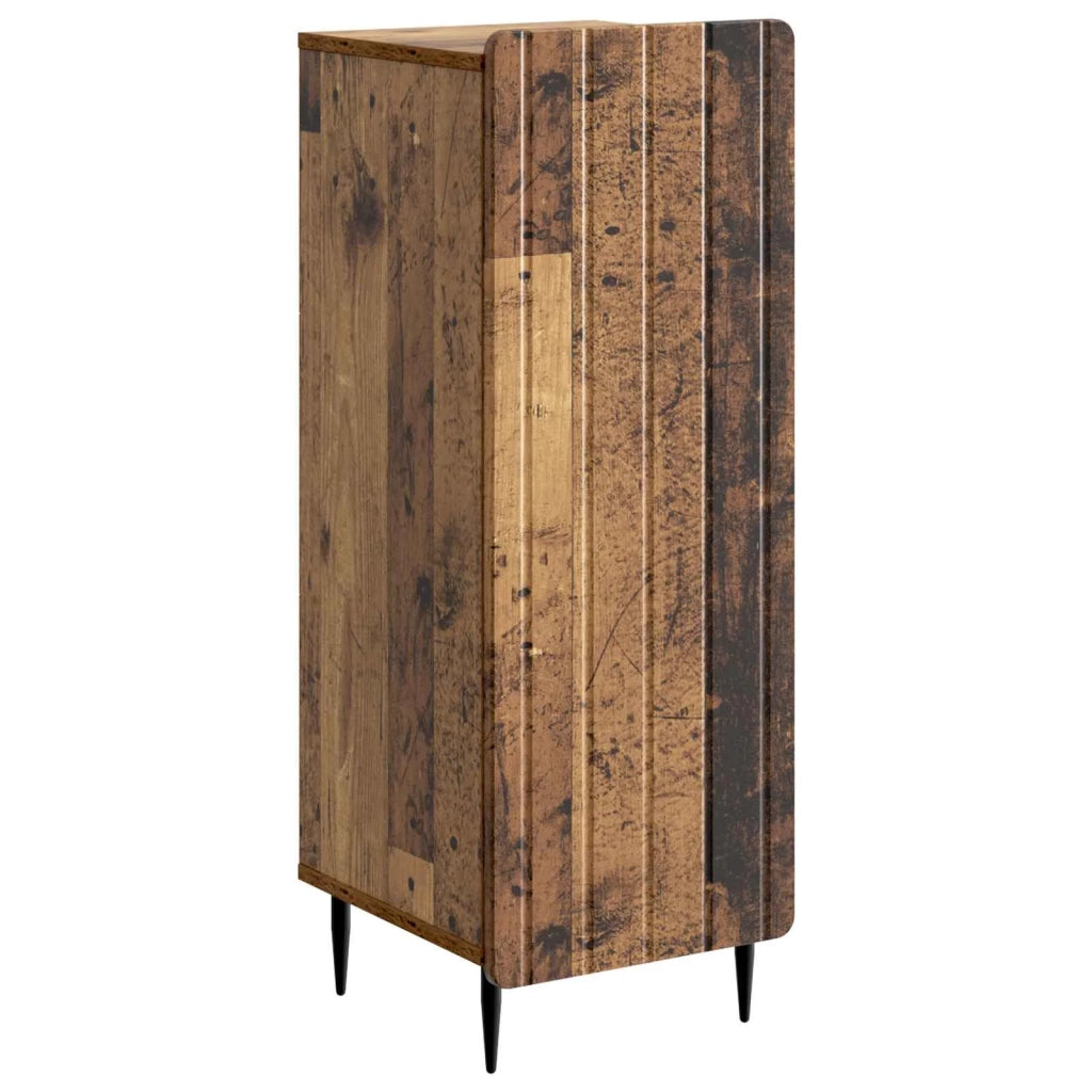 Credenza | Madia | Buffet da pranzo | Armadio da pranzo Legno antico 34,5 x 33 x 92 cm Legno ingegnerizzato