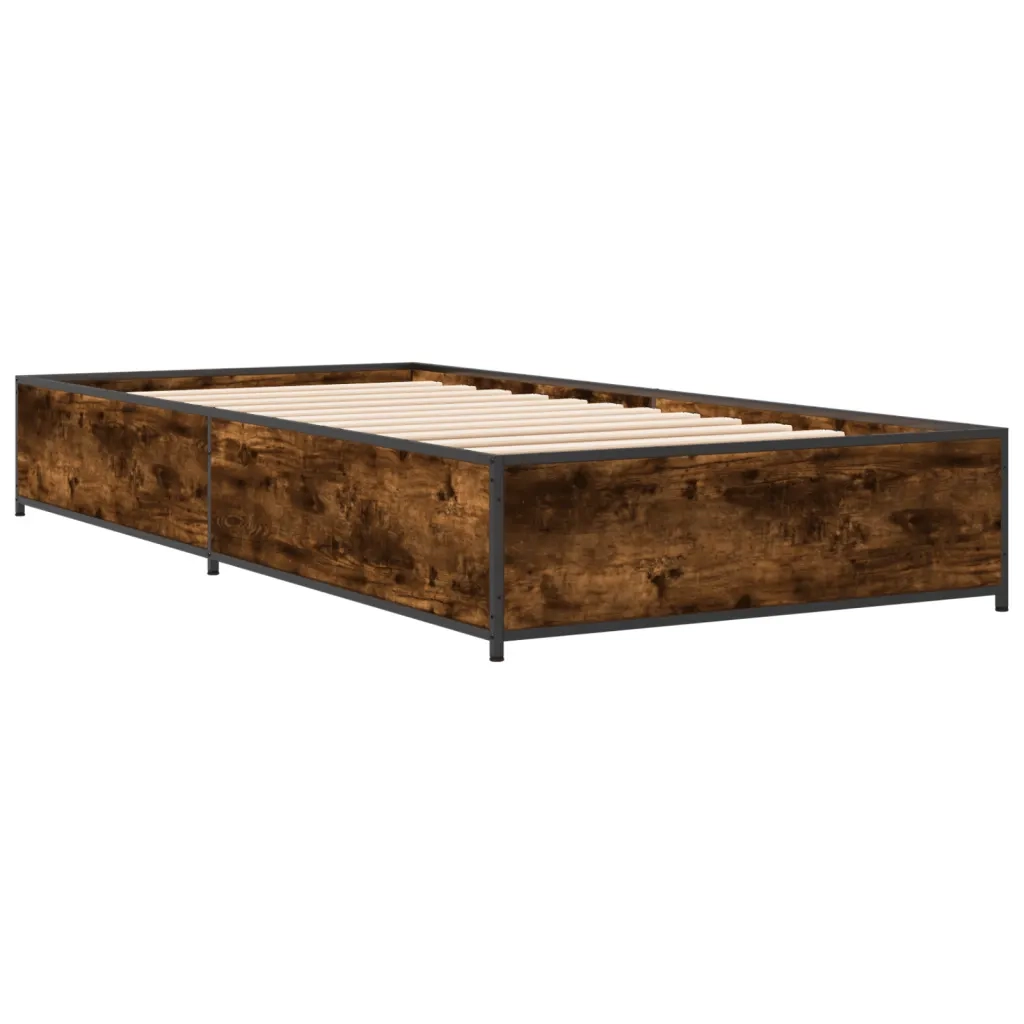 Giroletto Rovere Fumo 75x190 cm in Legno Multistrato e Metallo 845123