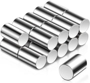 20 pezzi 6x10 mm mini magneti a disco forti, magneti neodimio potenti a disco argento, magneti a disco extra forti magneti cilindrici magneti per magnetobordo, lavagna bianca, frigorifero, piccoli magneti