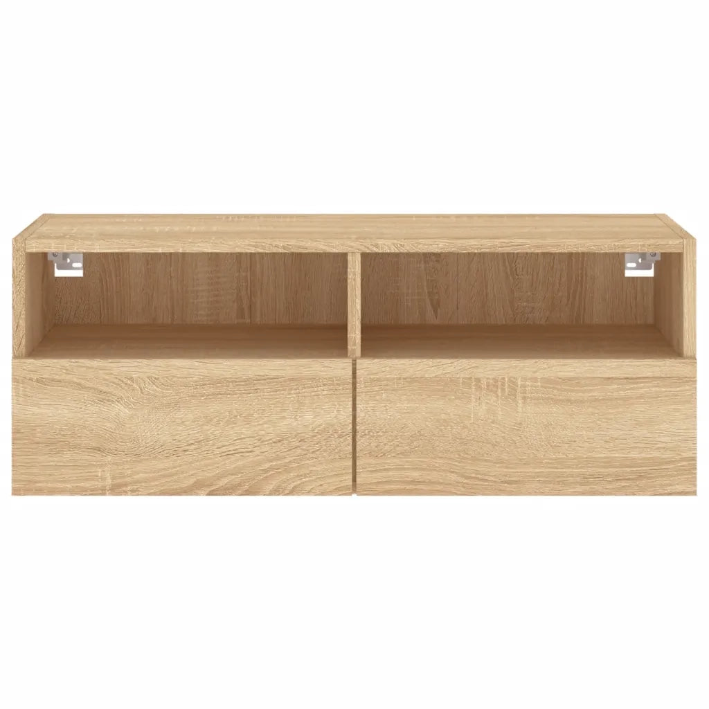 Mobile TV a Parete | Armadietto TV | Mobile Porta TV Rovere Sonoma 80x30x30 cm Legno Multistrato
