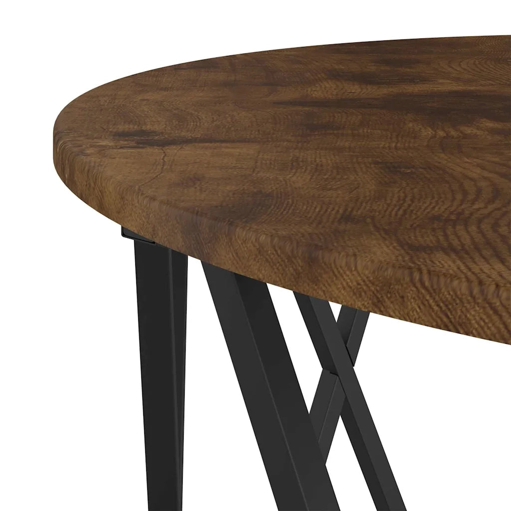 Tavolino da salotto Rovere fumé 80 x 80 x 42 cm 868251