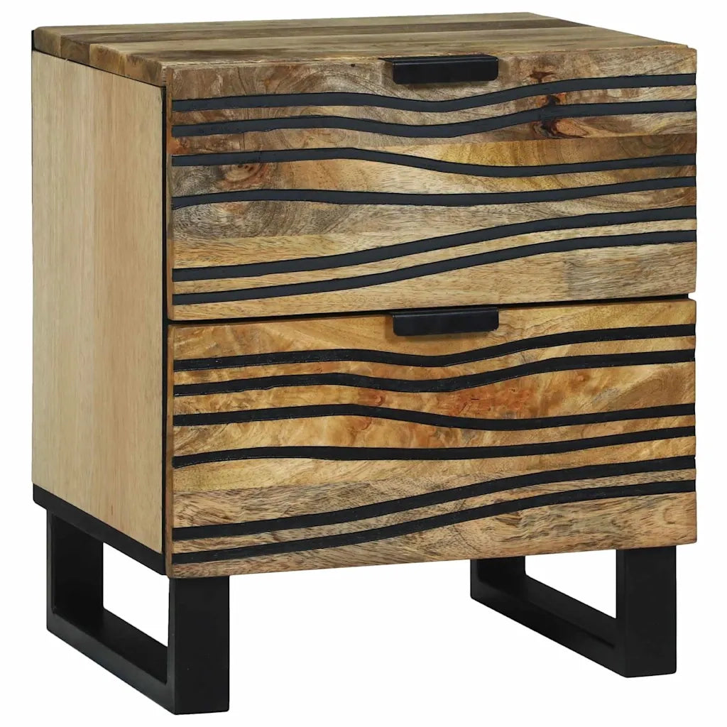 Comodino | Armadio da Notte | Mobiletto da notte Naturale 40 x 33 x 46 cm Legno ingegnerizzato