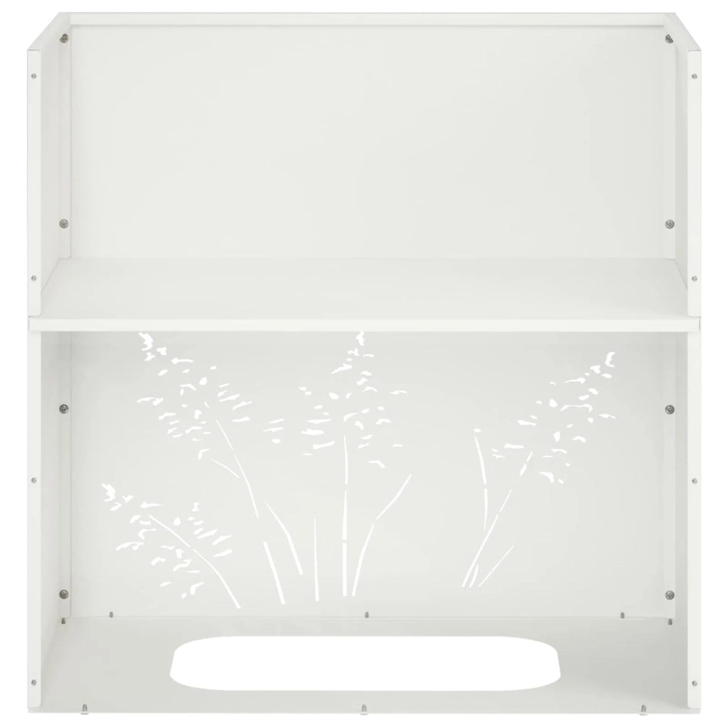 Vaso da giardino Bianco 50 x 30 x 49 cm 8005808