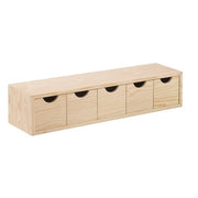 CASSETTIERA MINI 5 CASSETTI 56X13XH12 CM- ASTIGARRAGA KIT LINE- 4,0 pz