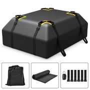 Borsa per tetto auto da 0,4m3, Borsa impermeabile per tutti i veicoli con tappetino antiscivolo Nero 83x112x43cm-Accessori per veicoli